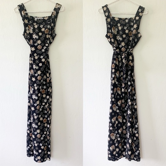 Jonathan Martin Square Neckline Floral Midi/Maxi Dress - Picture 1 of 6
